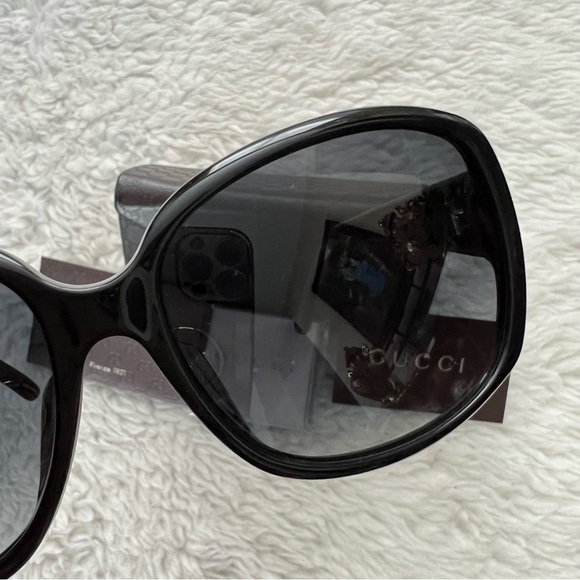 Gucci GG3178/K/S Black Gradient GG Logo Sunglasses w/Accessories - Picture 7 of 16